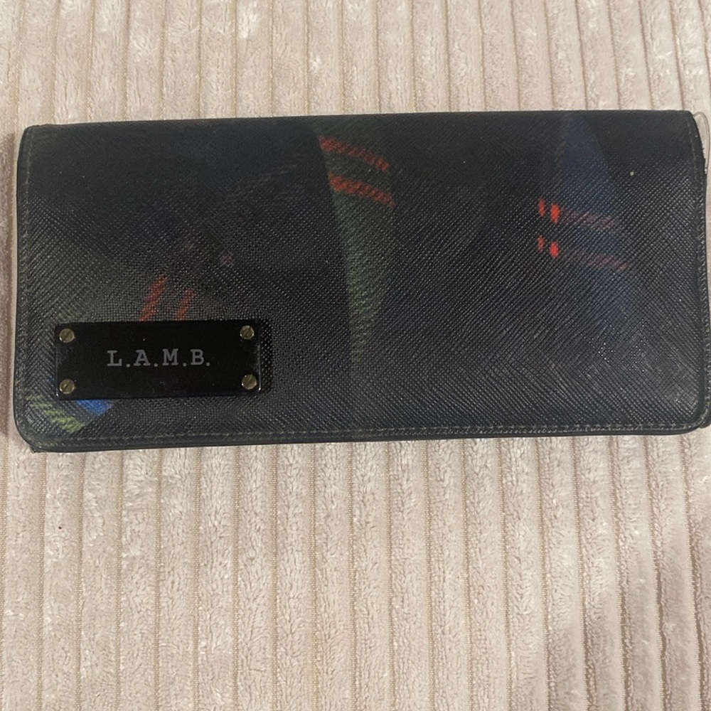 L.A.M.B wallet black